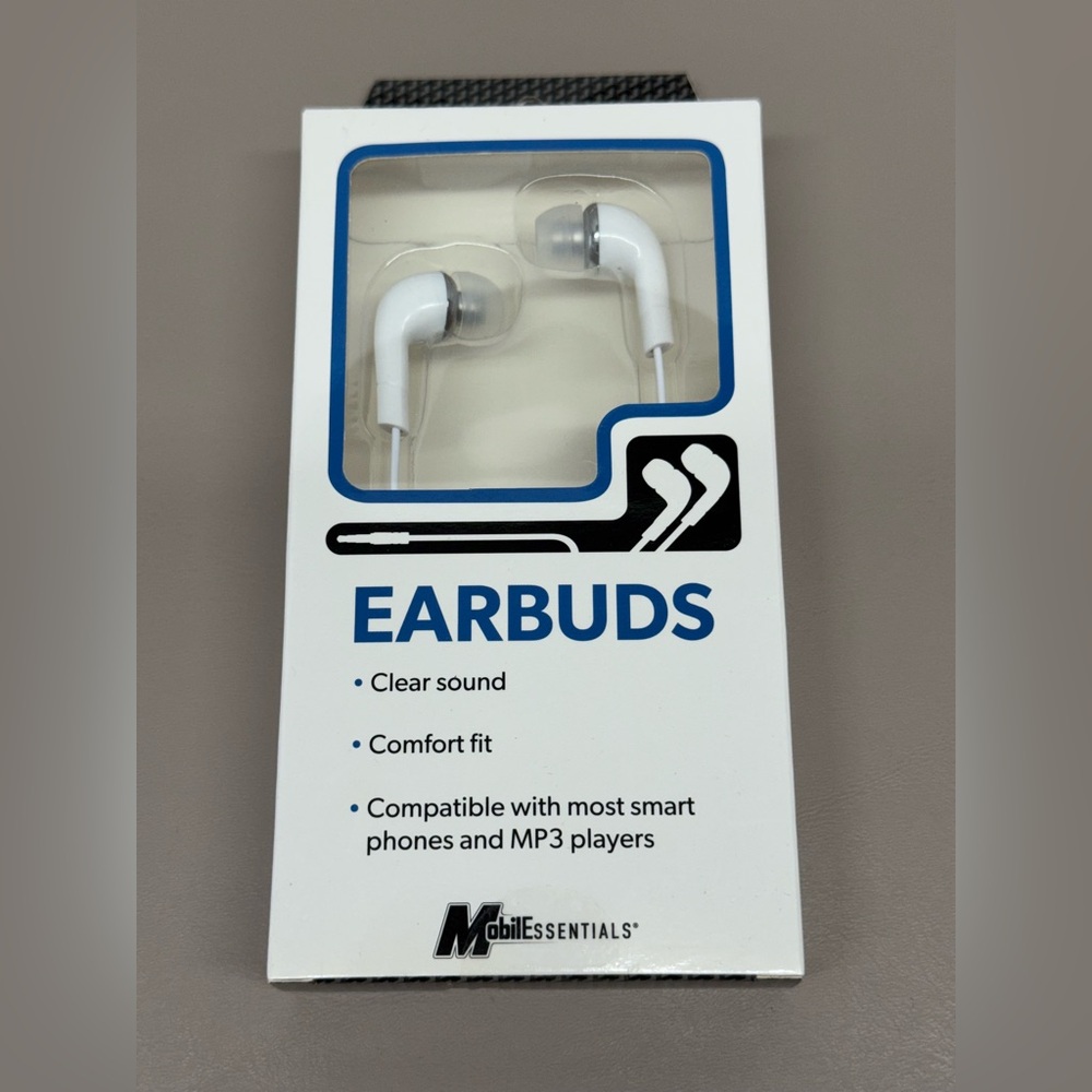 Earbud Headphones Compact and Stylish, Two Pair